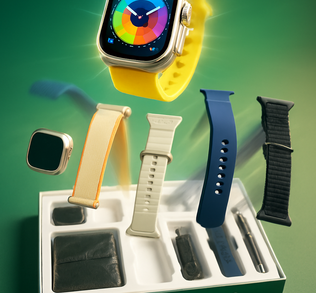 S200 Smart Watch – Full Display Original Strap, Wallet Feature & amp; Protective Cover (New Model)