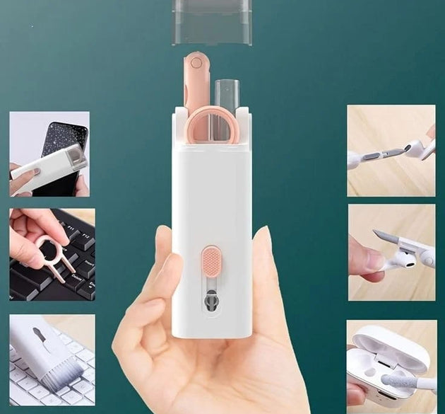 New Headset 7-In-1 Kit Scalable Keyboard Cleaner Brush Earphone Cleaning Pen Cleaner
