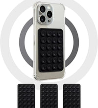 Phone case with black textured design on a white background