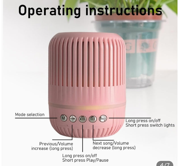 GreatNice GTS-2150 Wireless Bluetooth Speaker Portable Stylish Design (Random Color)
