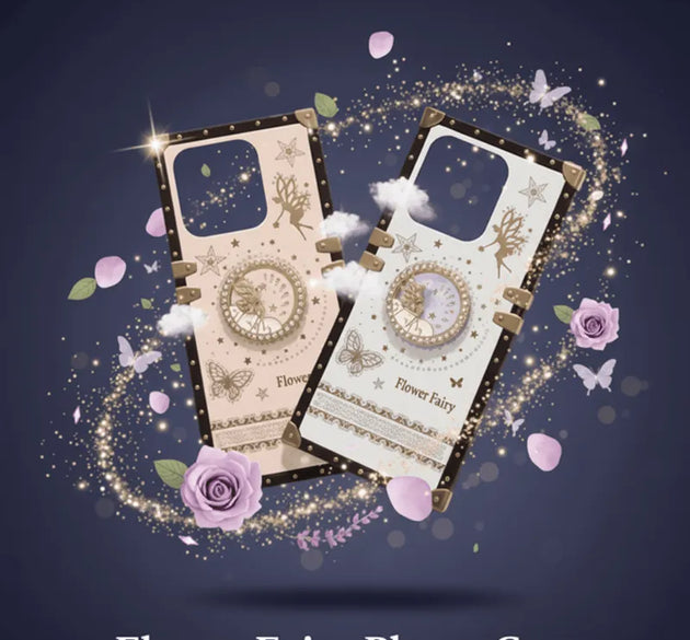 Flower Fairy Rhinestone Case