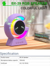 BX-39 Mini G Wireless Speaker RGB Light & amp