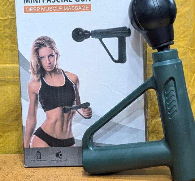 Mini Fascial Gun Deep Tissue Massager Quick Muscle Relief & Portable Relaxation Therapy (Random Color)
