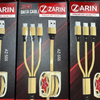 (AZ 555 )3-In-1 Fast Charging Cable Cord For iPhone