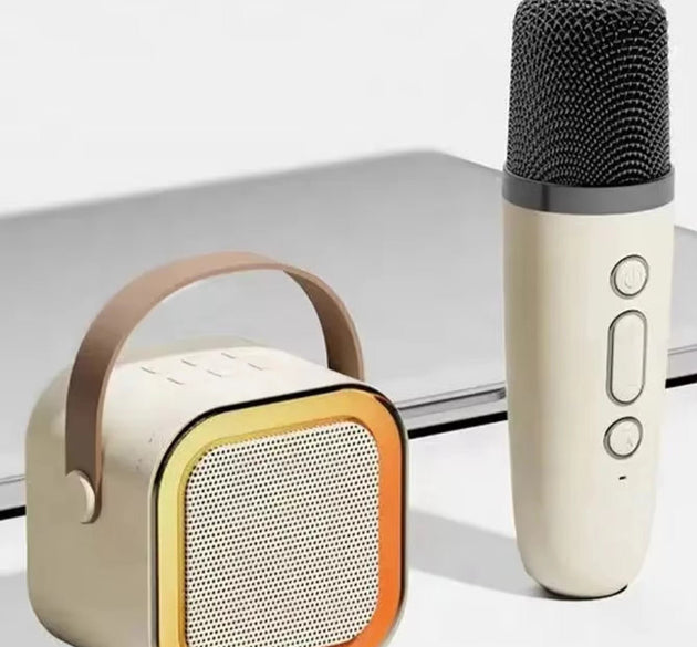 K12 Portable Bluetooth Speaker with Wireless Mic | RGB LED Lights