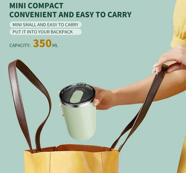 350ml Stainless Steel Automatic Self Stirring Mug