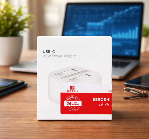 Biboshi USB-C 20W Fast Charging Power Adapter