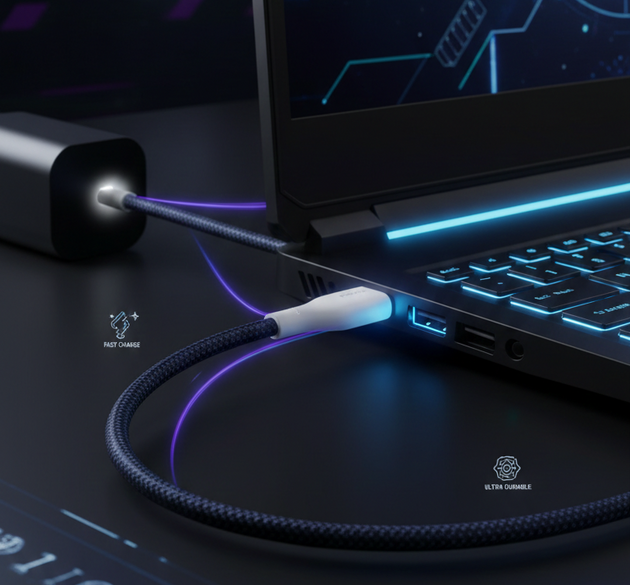 Ronin Type-C Fast Charging Cable Durable & High-Speed