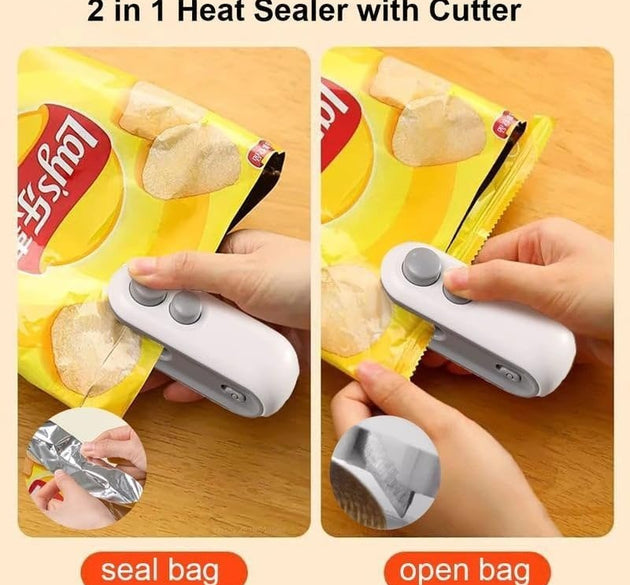 Portable Rechargeable Mini Sealer For Plastic Bags Handheld Heat Sealing Machine