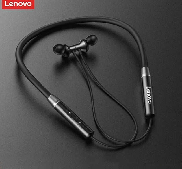 Lenovo HE05 Neckband Black Headphones (Original)