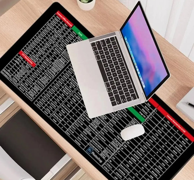 Keyboard Mouse Mat Shortcut Key Pattern
